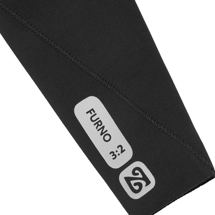 2024 Nyord Hombres Furno 3/2mm Chest Zip Gbs Neopreno N04AA00011 - Black